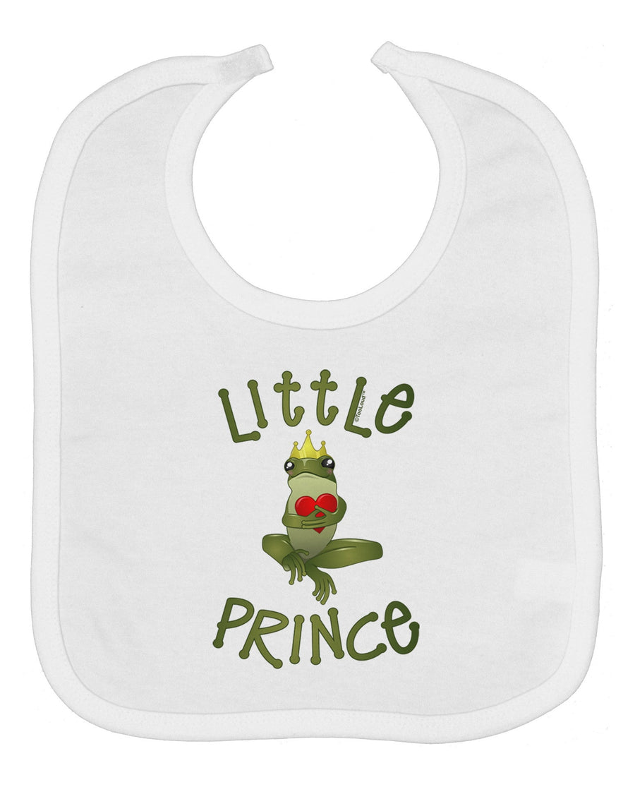 Little Prince Frog Baby Bib