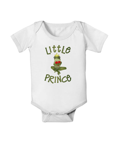 Little Prince Frog Baby Romper Bodysuit-Baby Romper-TooLoud-White-06-Months-Davson Sales