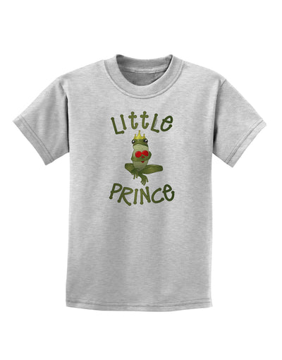 Little Prince Frog Childrens T-Shirt-Childrens T-Shirt-TooLoud-AshGray-X-Small-Davson Sales