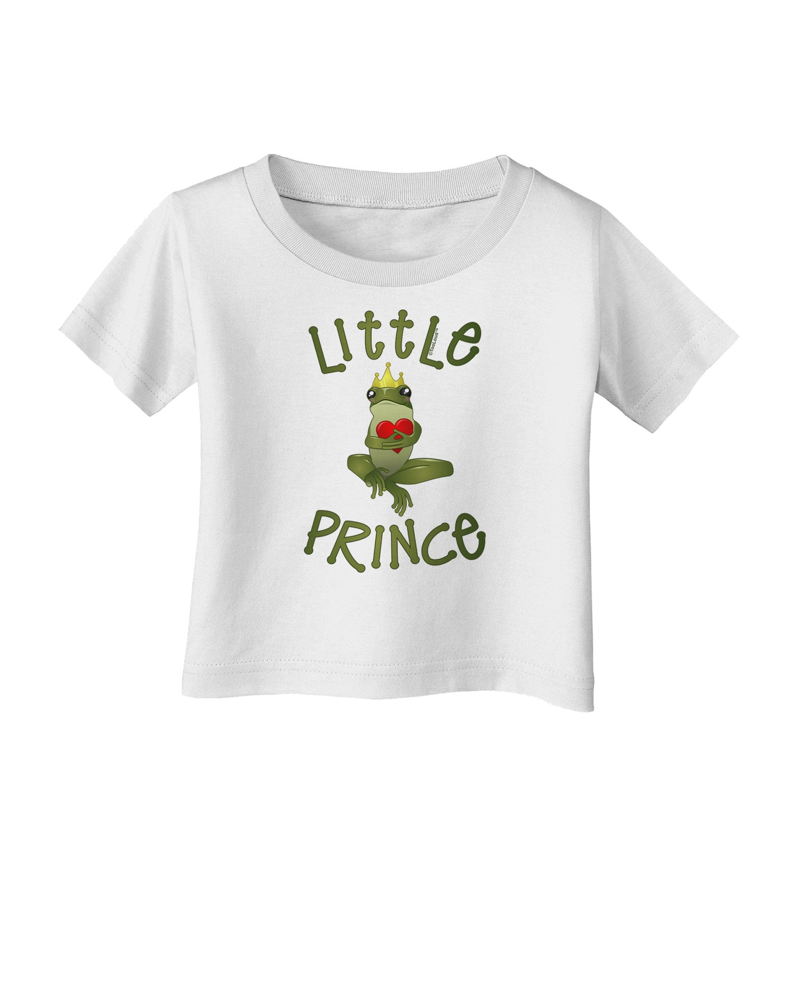 Little Prince Frog Infant T-Shirt-Infant T-Shirt-TooLoud-White-06-Months-Davson Sales