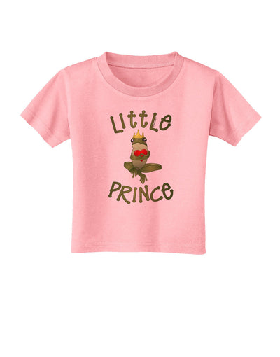 Little Prince Frog Toddler T-Shirt-Toddler T-Shirt-TooLoud-Candy-Pink-2T-Davson Sales