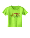 Little Sister Toddler T-Shirt-Toddler T-Shirt-TooLoud-Lime-Green-2T-Davson Sales