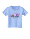 Little Sister Toddler T-Shirt-Toddler T-Shirt-TooLoud-Aquatic-Blue-2T-Davson Sales