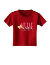 Little Sister Toddler T-Shirt Dark-Toddler T-Shirt-TooLoud-Red-2T-Davson Sales