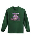 Live Big & Dream Bigger Adult Long Sleeve Dark T-Shirt-TooLoud-Dark-Green-Small-Davson Sales