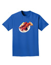 Lobster Plate Adult Dark T-Shirt-Mens T-Shirt-TooLoud-Royal-Blue-Small-Davson Sales