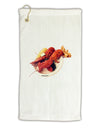 Lobster Plate Micro Terry Gromet Golf Towel 11&#x22;x19-Golf Towel-TooLoud-White-Davson Sales