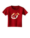 Lobster Plate Toddler T-Shirt Dark-Toddler T-Shirt-TooLoud-Red-2T-Davson Sales