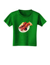 Lobster Plate Toddler T-Shirt Dark-Toddler T-Shirt-TooLoud-Clover-Green-2T-Davson Sales