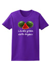 Locally Grown Organic Melons Womens Dark T-Shirt-TooLoud-Purple-X-Small-Davson Sales