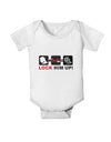 Lock Him Up Anti-Trump Funny Baby Romper Bodysuit by TooLoud-Baby Romper-TooLoud-White-06-Months-Davson Sales