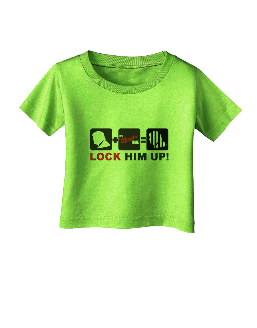 Lock Him Up Anti-Trump Funny Infant T-Shirt by TooLoud-Infant T-Shirt-TooLoud-White-06-Months-Davson Sales