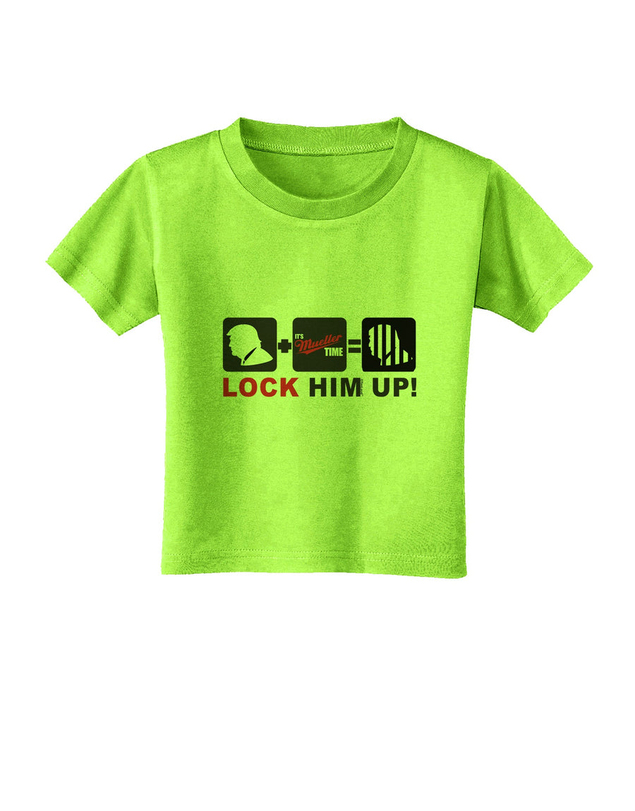 Lock Him Up Anti-Trump Funny Toddler T-Shirt by TooLoud-Toddler T-Shirt-TooLoud-White-2T-Davson Sales