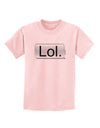 Lol Text Bubble Childrens T-Shirt-Childrens T-Shirt-TooLoud-PalePink-X-Small-Davson Sales