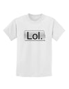 Lol Text Bubble Childrens T-Shirt-Childrens T-Shirt-TooLoud-White-X-Small-Davson Sales