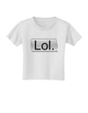 Lol Text Bubble Toddler T-Shirt-Toddler T-Shirt-TooLoud-White-2T-Davson Sales