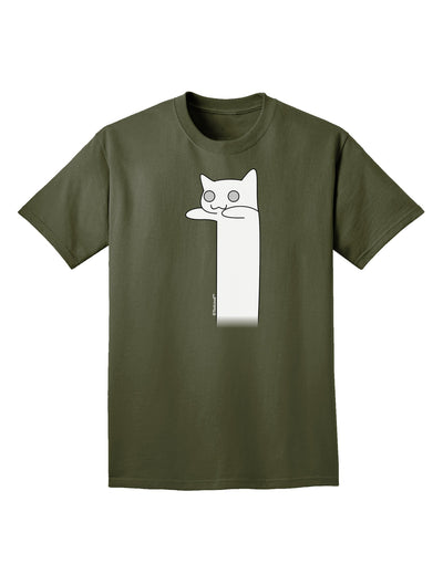 Longcat - Internet Humor Adult Dark T-Shirt by TooLoud-Mens T-Shirt-TooLoud-Military-Green-Small-Davson Sales