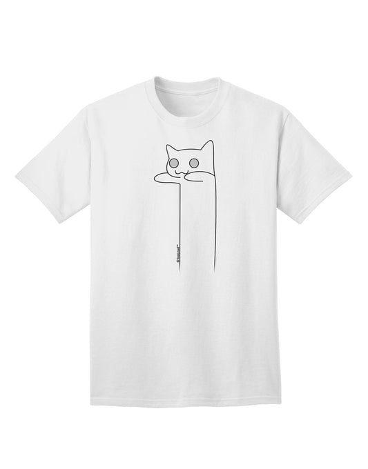 Longcat - Internet Humor Adult T-Shirt by TooLoud: A Hilarious Addition to Your Wardrobe-Mens T-shirts-TooLoud-White-Small-Davson Sales