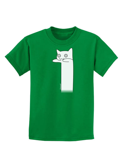 Longcat - Internet Humor Childrens Dark T-Shirt by TooLoud-Childrens T-Shirt-TooLoud-Kelly-Green-X-Small-Davson Sales