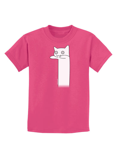 Longcat - Internet Humor Childrens Dark T-Shirt by TooLoud-Childrens T-Shirt-TooLoud-Sangria-X-Small-Davson Sales