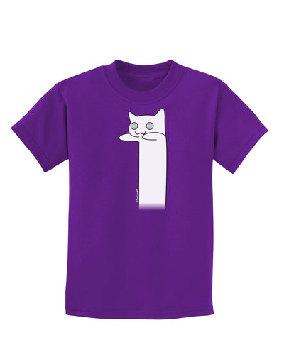 Longcat - Internet Humor Childrens Dark T-Shirt by TooLoud-Childrens T-Shirt-TooLoud-Purple-X-Small-Davson Sales