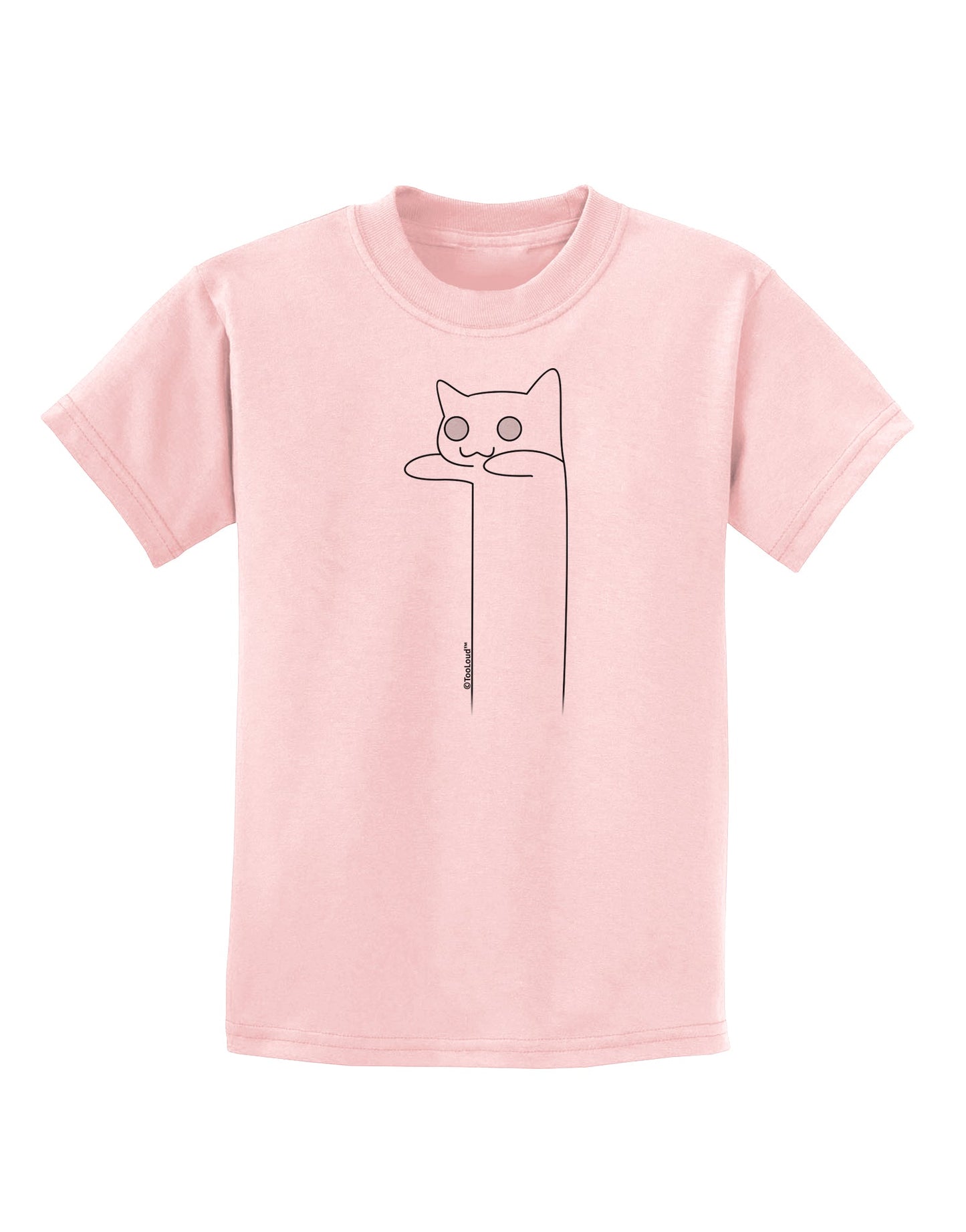 Longcat - Internet Humor Childrens T-Shirt by TooLoud-Childrens T-Shirt-TooLoud-PalePink-X-Small-Davson Sales