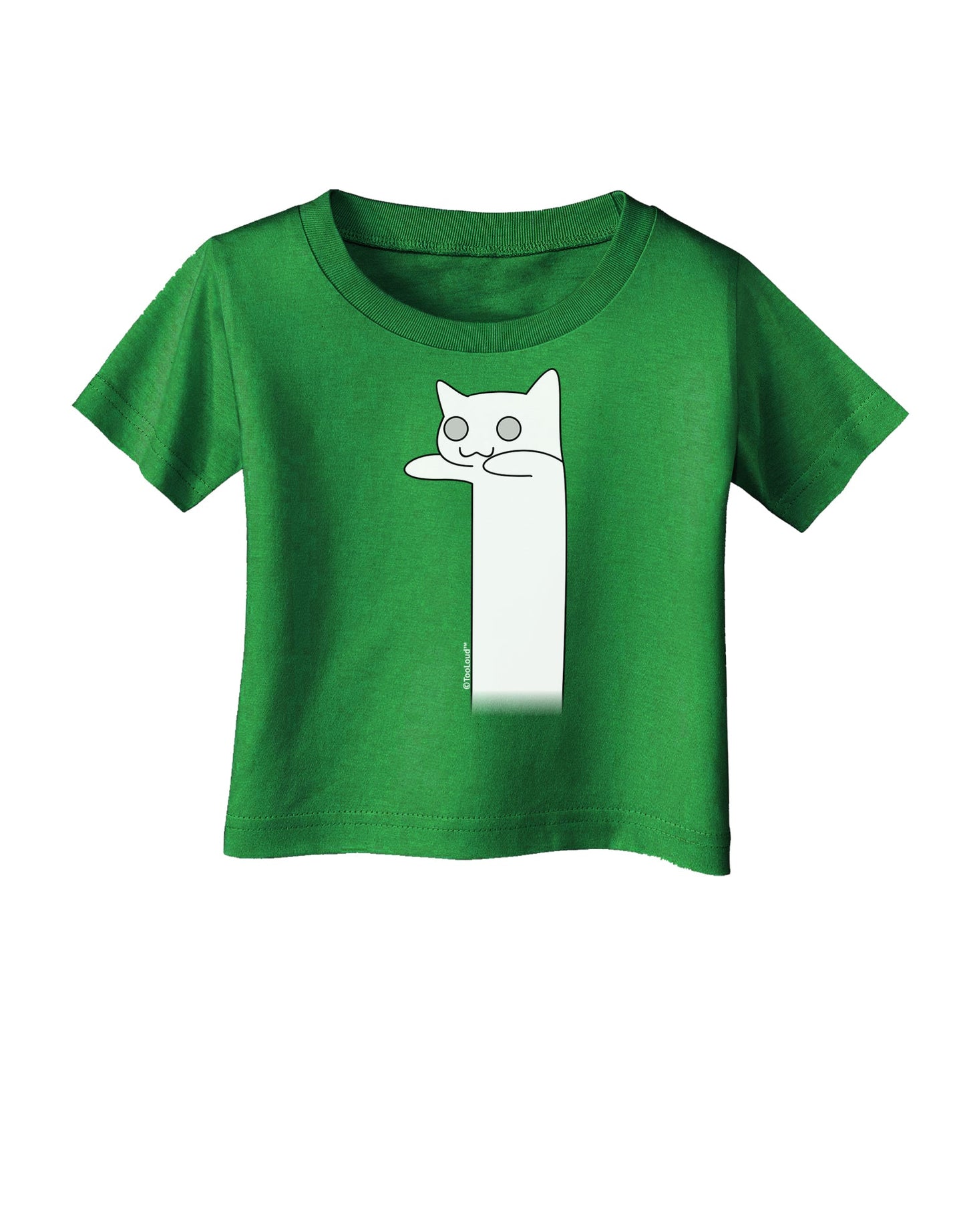 Longcat - Internet Humor Infant T-Shirt Dark by TooLoud-Infant T-Shirt-TooLoud-Clover-Green-06-Months-Davson Sales
