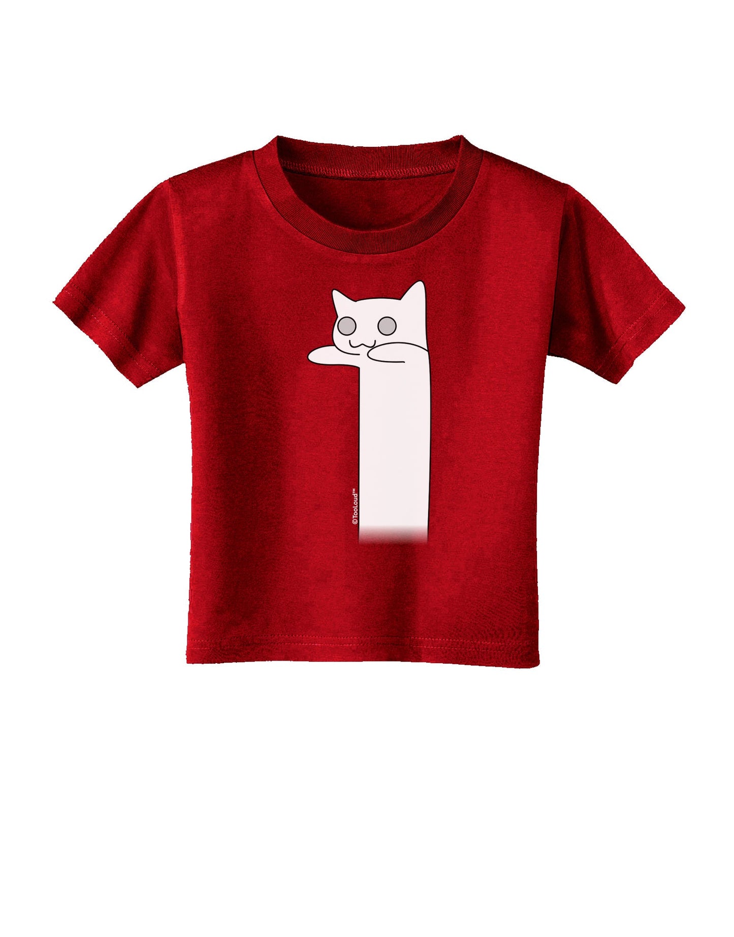 Longcat - Internet Humor Toddler T-Shirt Dark by TooLoud-Toddler T-Shirt-TooLoud-Red-2T-Davson Sales