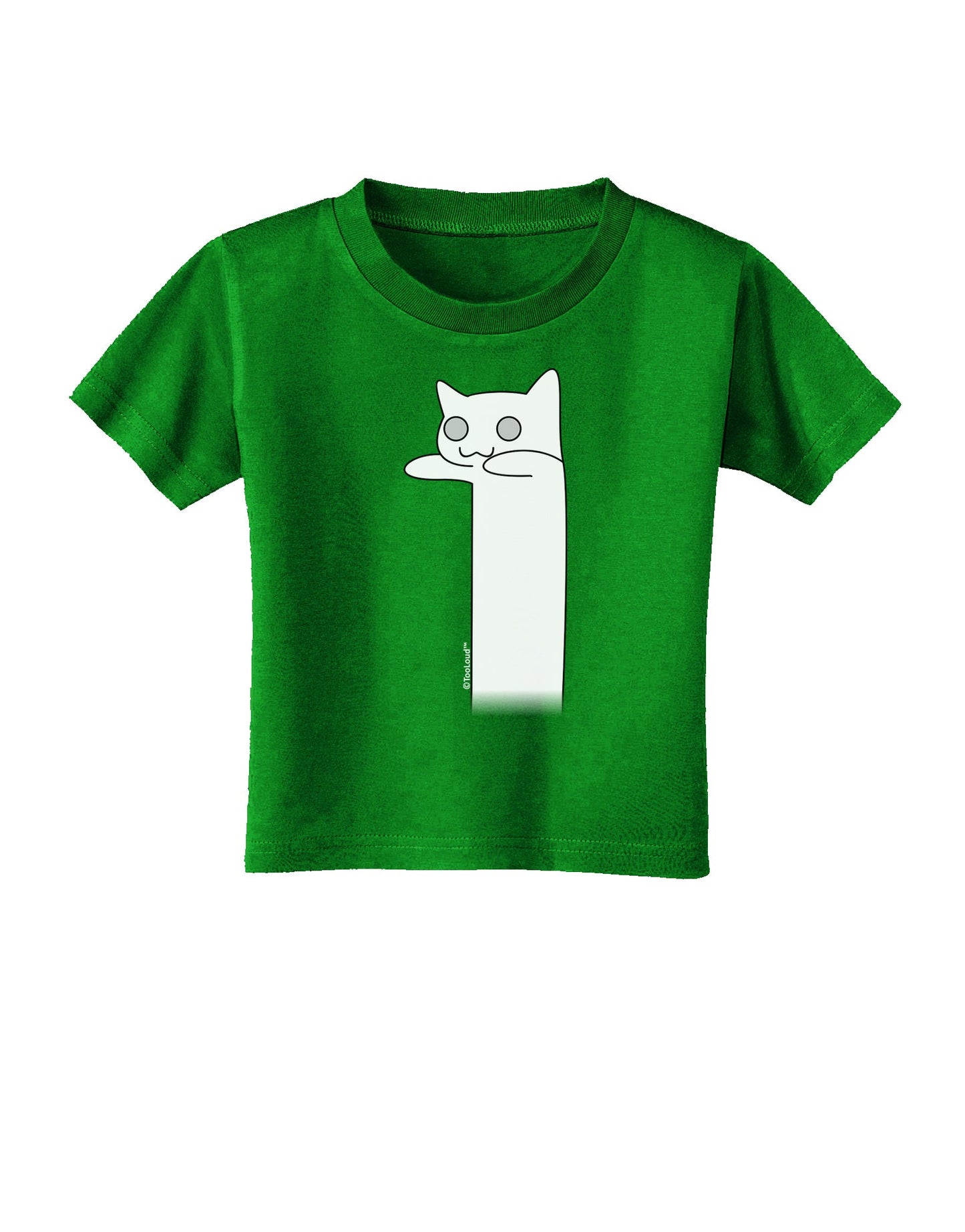 Longcat - Internet Humor Toddler T-Shirt Dark by TooLoud-Toddler T-Shirt-TooLoud-Clover-Green-2T-Davson Sales