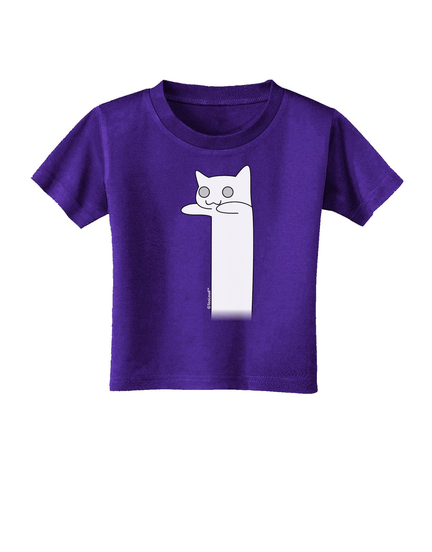 Longcat - Internet Humor Toddler T-Shirt Dark by TooLoud-Toddler T-Shirt-TooLoud-Purple-2T-Davson Sales
