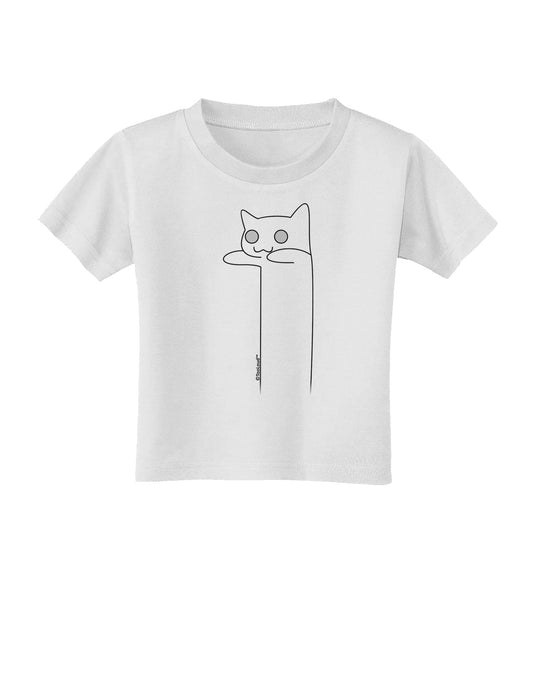 Longcat - Internet Humor Toddler T-Shirt by TooLoud-Toddler T-Shirt-TooLoud-White-2T-Davson Sales