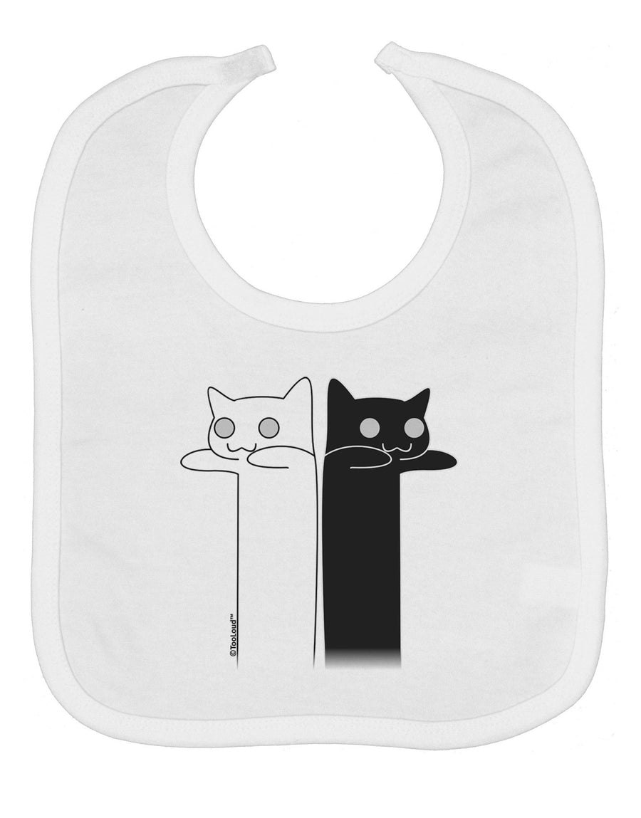 Longcat and Tacgnol - Internet Humor Baby Bib by TooLoud