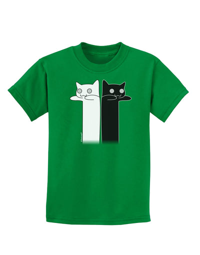 Longcat and Tacgnol - Internet Humor Childrens Dark T-Shirt by TooLoud-Childrens T-Shirt-TooLoud-Kelly-Green-X-Small-Davson Sales