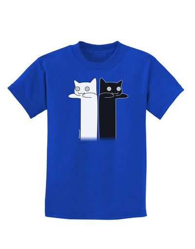 Longcat and Tacgnol - Internet Humor Childrens Dark T-Shirt by TooLoud-Childrens T-Shirt-TooLoud-Royal-Blue-X-Small-Davson Sales