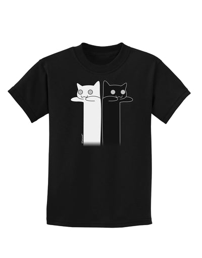 Longcat and Tacgnol - Internet Humor Childrens Dark T-Shirt by TooLoud-Childrens T-Shirt-TooLoud-Black-X-Small-Davson Sales