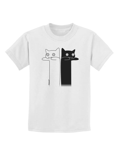 Longcat and Tacgnol - Internet Humor Childrens T-Shirt by TooLoud-Childrens T-Shirt-TooLoud-White-X-Small-Davson Sales