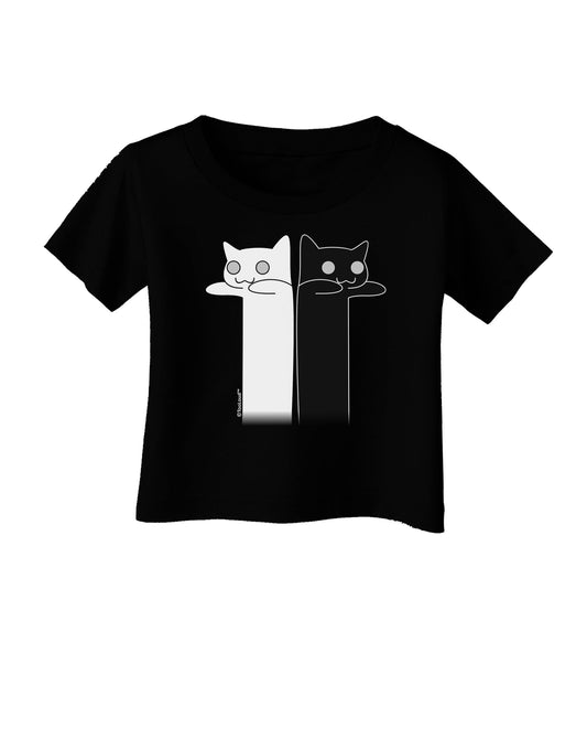 Longcat and Tacgnol - Internet Humor Infant T-Shirt Dark by TooLoud-Infant T-Shirt-TooLoud-Black-06-Months-Davson Sales