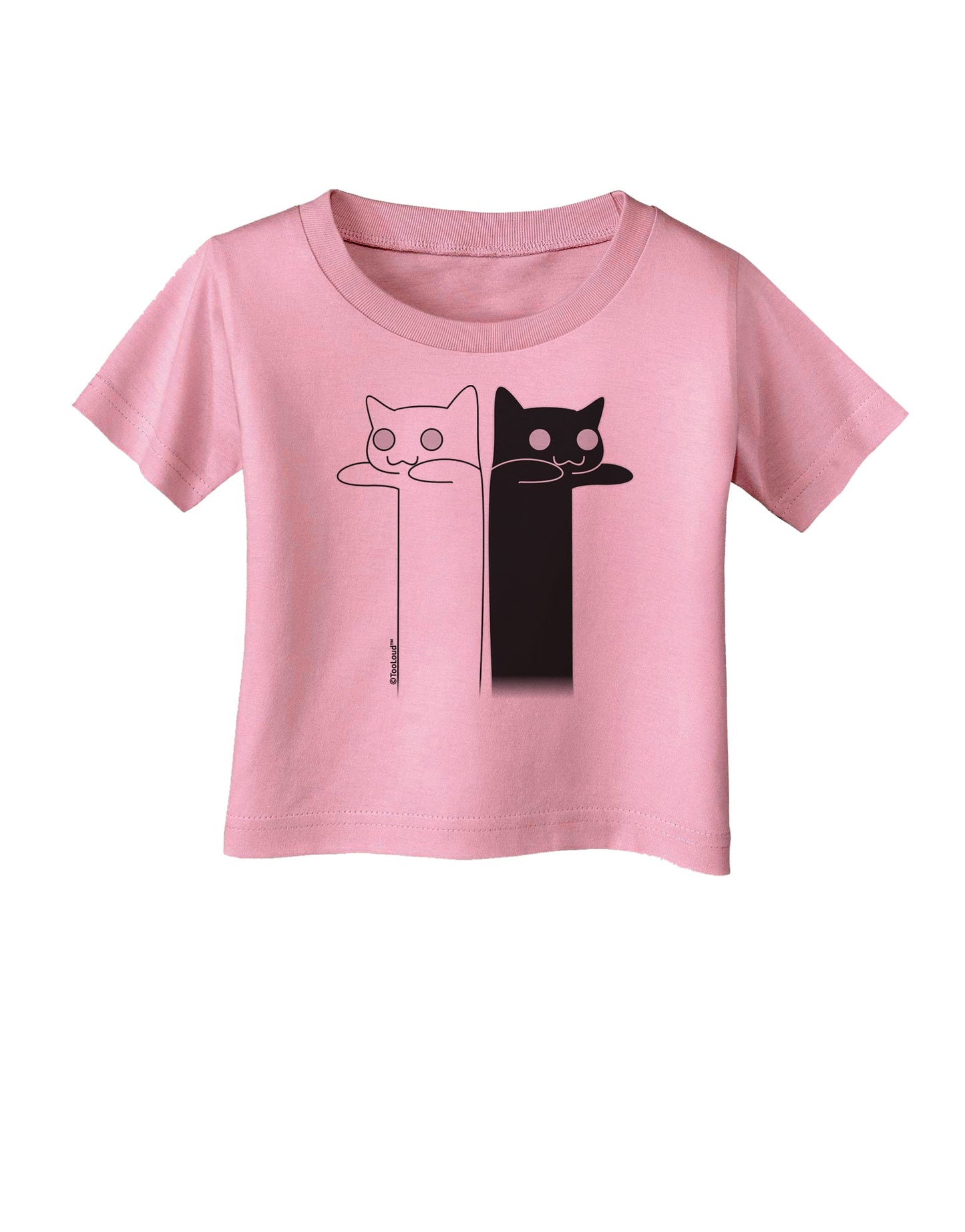 Longcat and Tacgnol - Internet Humor Infant T-Shirt by TooLoud-Infant T-Shirt-TooLoud-Candy-Pink-06-Months-Davson Sales