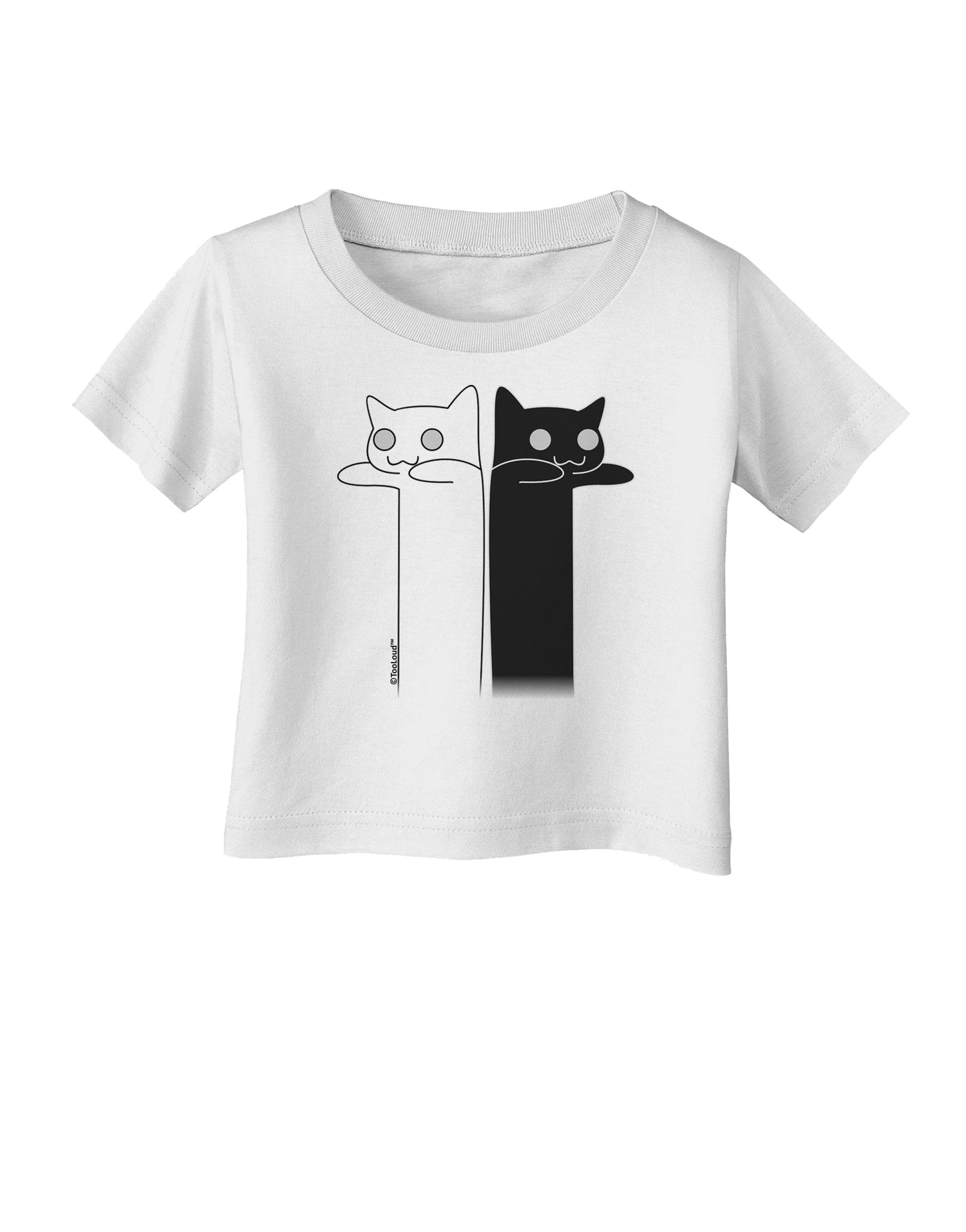 Longcat and Tacgnol - Internet Humor Infant T-Shirt by TooLoud-Infant T-Shirt-TooLoud-White-06-Months-Davson Sales