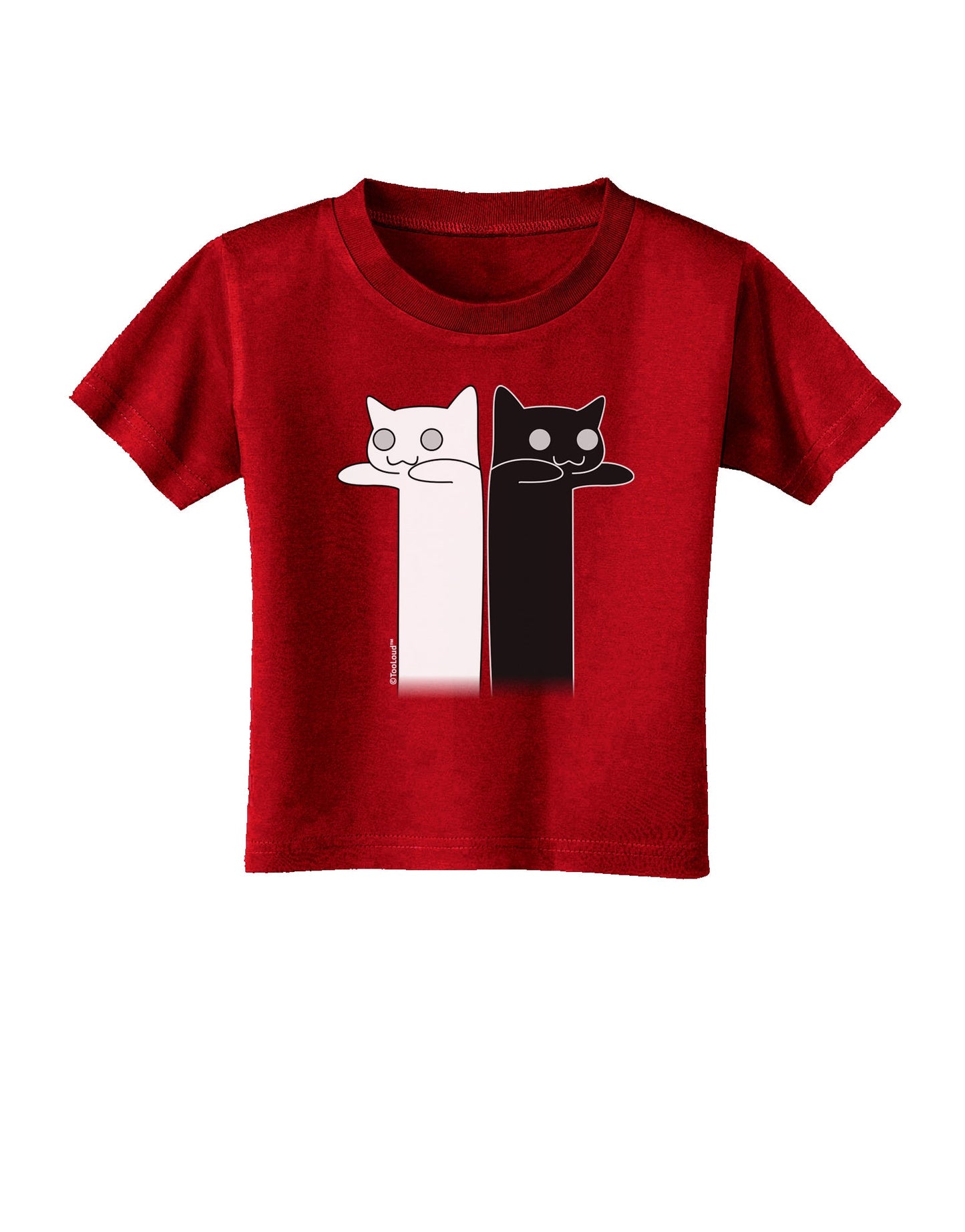 Longcat and Tacgnol - Internet Humor Toddler T-Shirt Dark by TooLoud-Toddler T-Shirt-TooLoud-Red-2T-Davson Sales