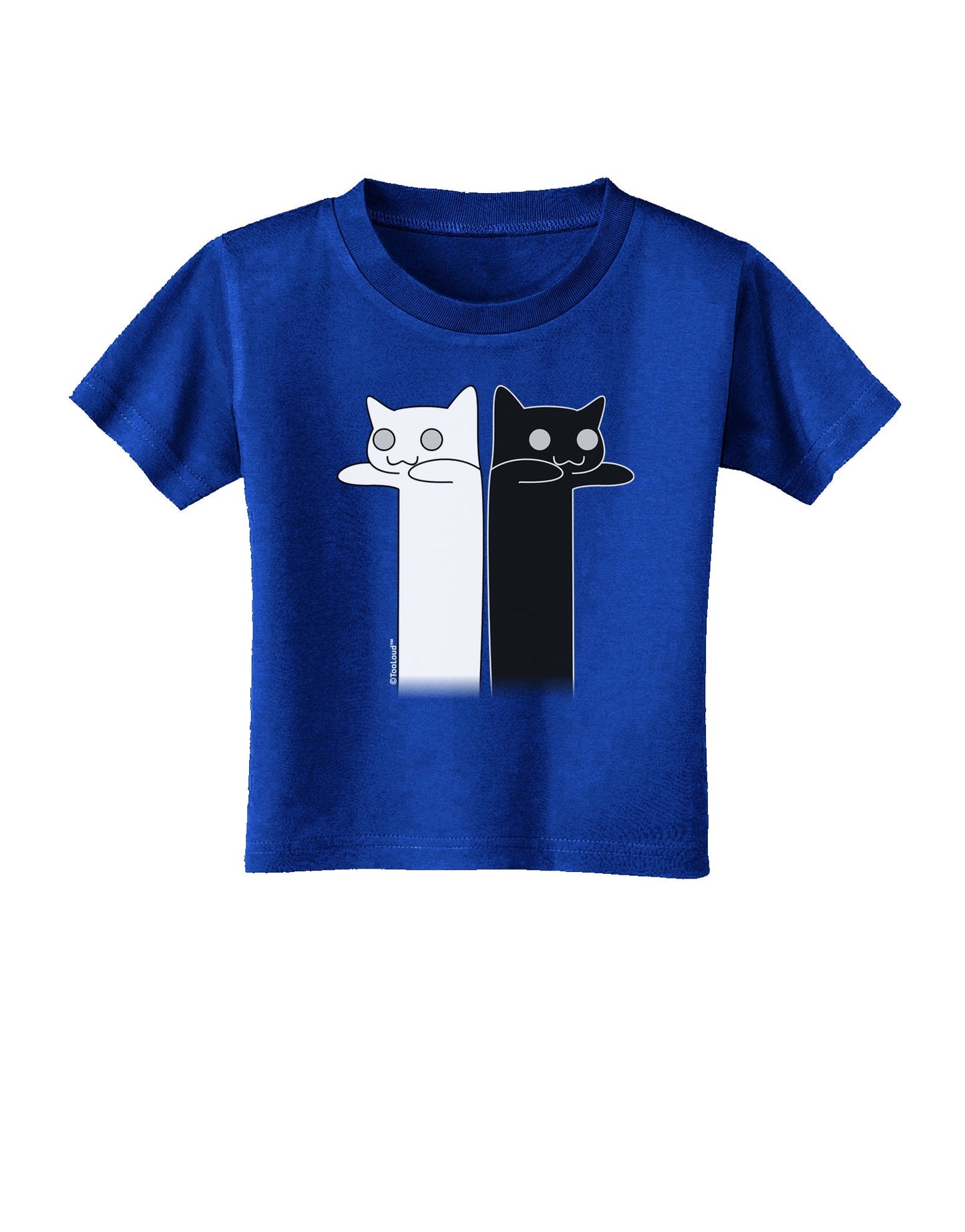 Longcat and Tacgnol - Internet Humor Toddler T-Shirt Dark by TooLoud-Toddler T-Shirt-TooLoud-Royal-Blue-2T-Davson Sales