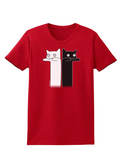 Longcat and Tacgnol - Internet Humor Womens Dark T-Shirt by TooLoud-Womens T-Shirt-TooLoud-Red-X-Small-Davson Sales