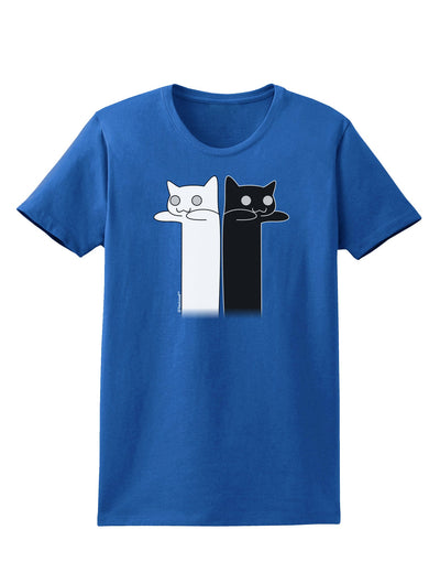 Longcat and Tacgnol - Internet Humor Womens Dark T-Shirt by TooLoud-Womens T-Shirt-TooLoud-Royal-Blue-X-Small-Davson Sales