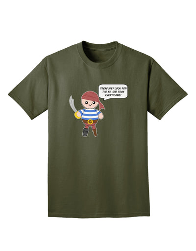 Look for the Ex - Petey the Pirate Adult Dark T-Shirt-Mens T-Shirt-TooLoud-Military-Green-Small-Davson Sales