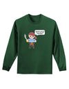 Look for the Ex - Petey the Pirate Adult Long Sleeve Dark T-Shirt-TooLoud-Dark-Green-Small-Davson Sales