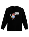 Look for the Ex - Petey the Pirate Adult Long Sleeve Dark T-Shirt-TooLoud-Black-Small-Davson Sales