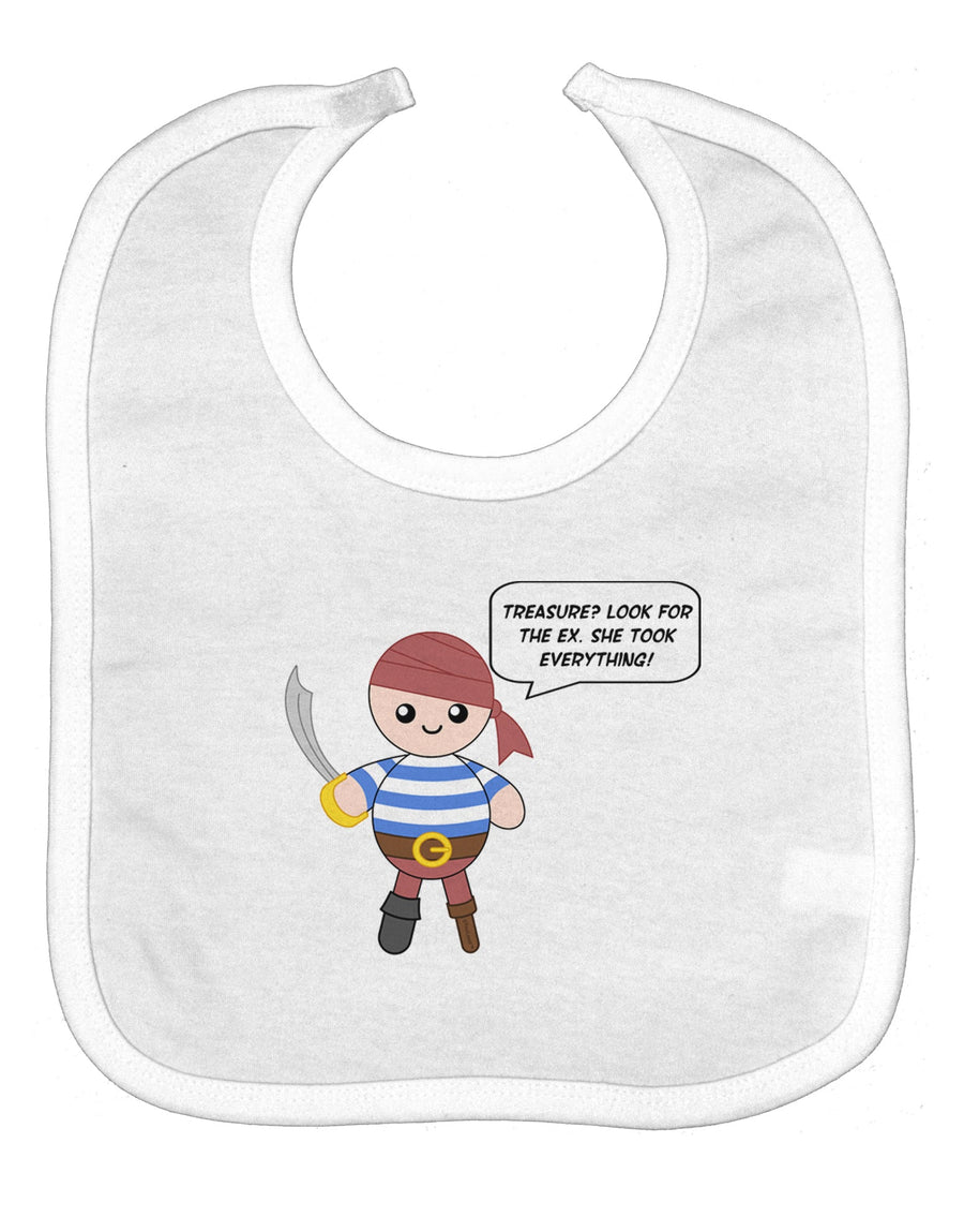 Look for the Ex - Petey the Pirate Baby Bib