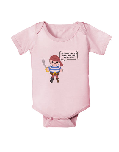 Look for the Ex - Petey the Pirate Baby Romper Bodysuit-Baby Romper-TooLoud-Light-Pink-06-Months-Davson Sales