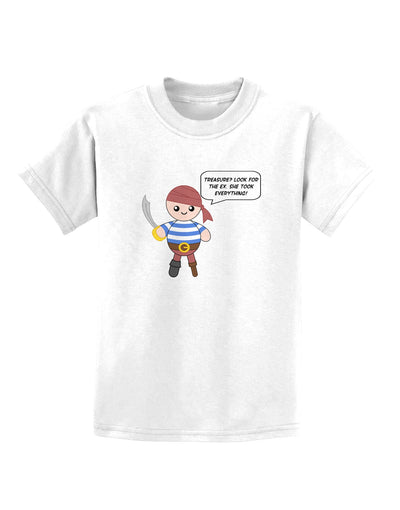 Look for the Ex - Petey the Pirate Childrens T-Shirt-Childrens T-Shirt-TooLoud-White-X-Small-Davson Sales