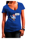 Look for the Ex - Petey the Pirate Juniors V-Neck Dark T-Shirt-TooLoud-Black-Small-Davson Sales